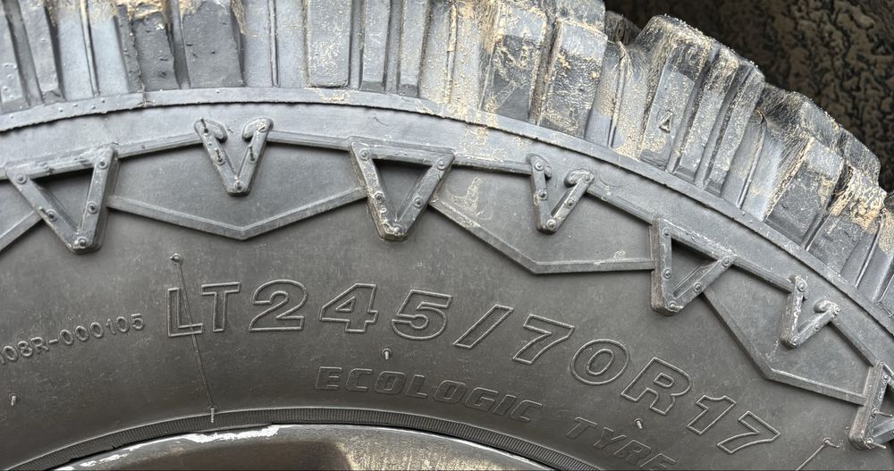 Opony terenowe lt 245/70 r 17