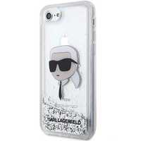 Etui Karl Lagerfeld Liquid Glitter Karl Head - iPhone 7/8/SE 2020/2022