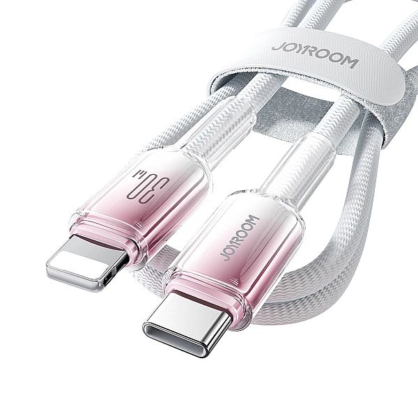 Kabel Joyroom S-A42 Crystal-Clear Series 30W USB-C - Lightning 1,2m -
