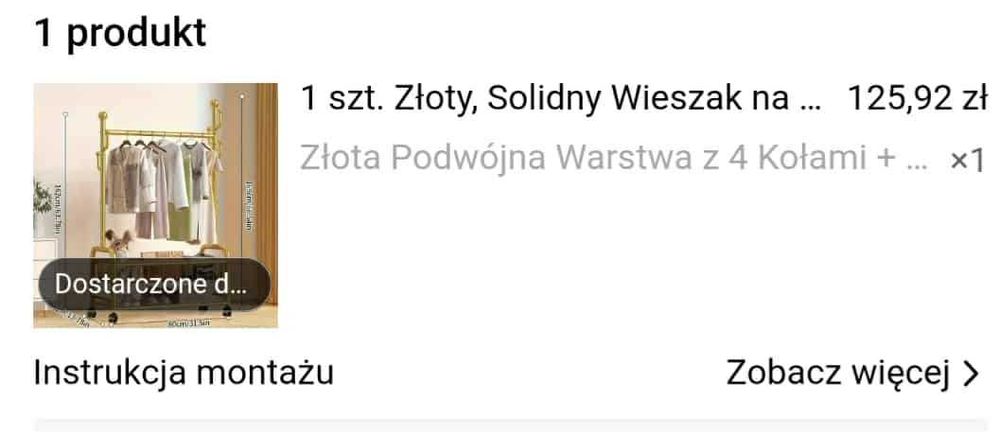 Wieszak na ubrania