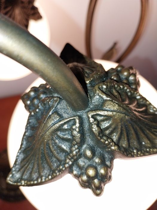 Par de candeeiros antigos de mesa