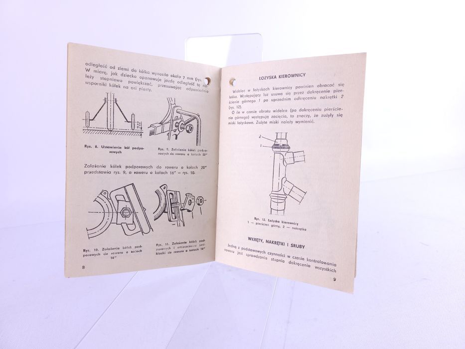 Instrukcja Obsługi Romet Czajka Sokół Karat Wagant 1974 rok