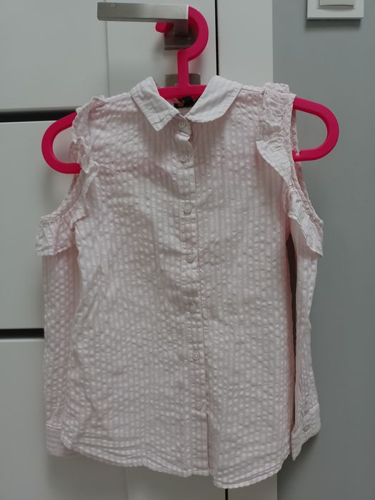 Koszula dla dziewczynki z odkrytymi ramionami roz 9-10 lat 134-140 cm