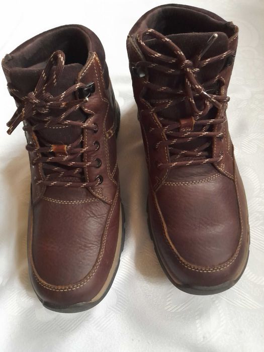 buty zimowe meskie clarks gore-tex skóra