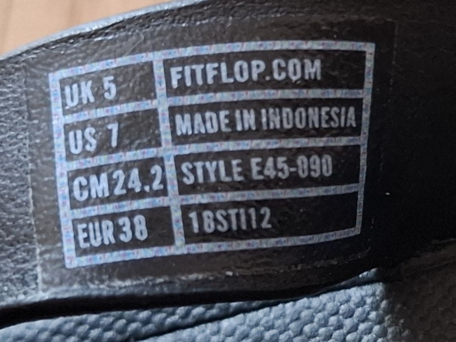 Босоножки Fitflop/24,2 см./чёрные