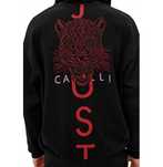 JUST CAVALLI luksusowa włoska bluza TIGER NERO -50%%%
