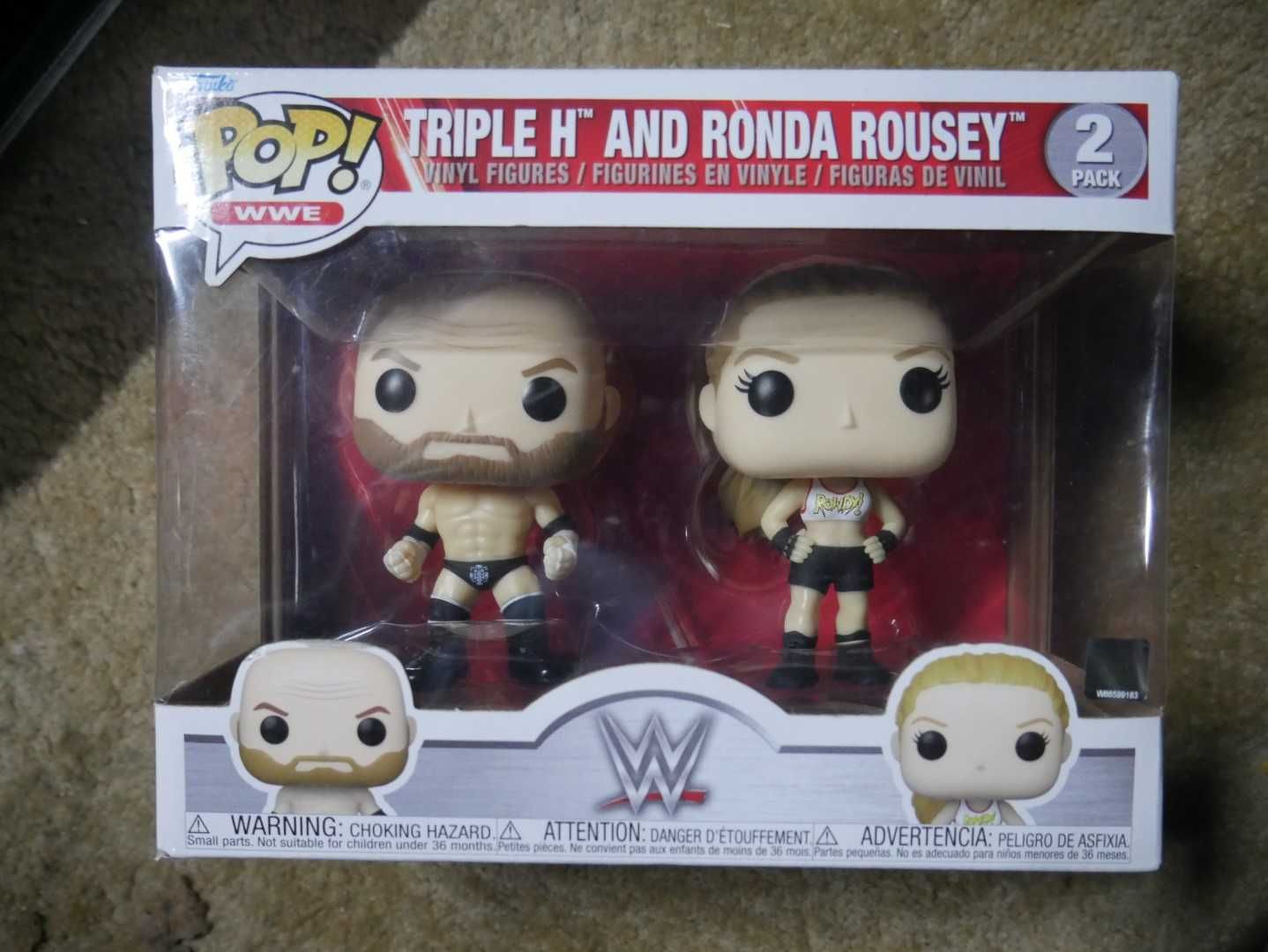 funko WWE Triple H and Ronda Rousey