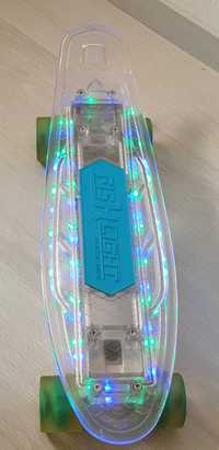 Пенні борд FISH Light скейтборд LED музика Bluetooth скейт
