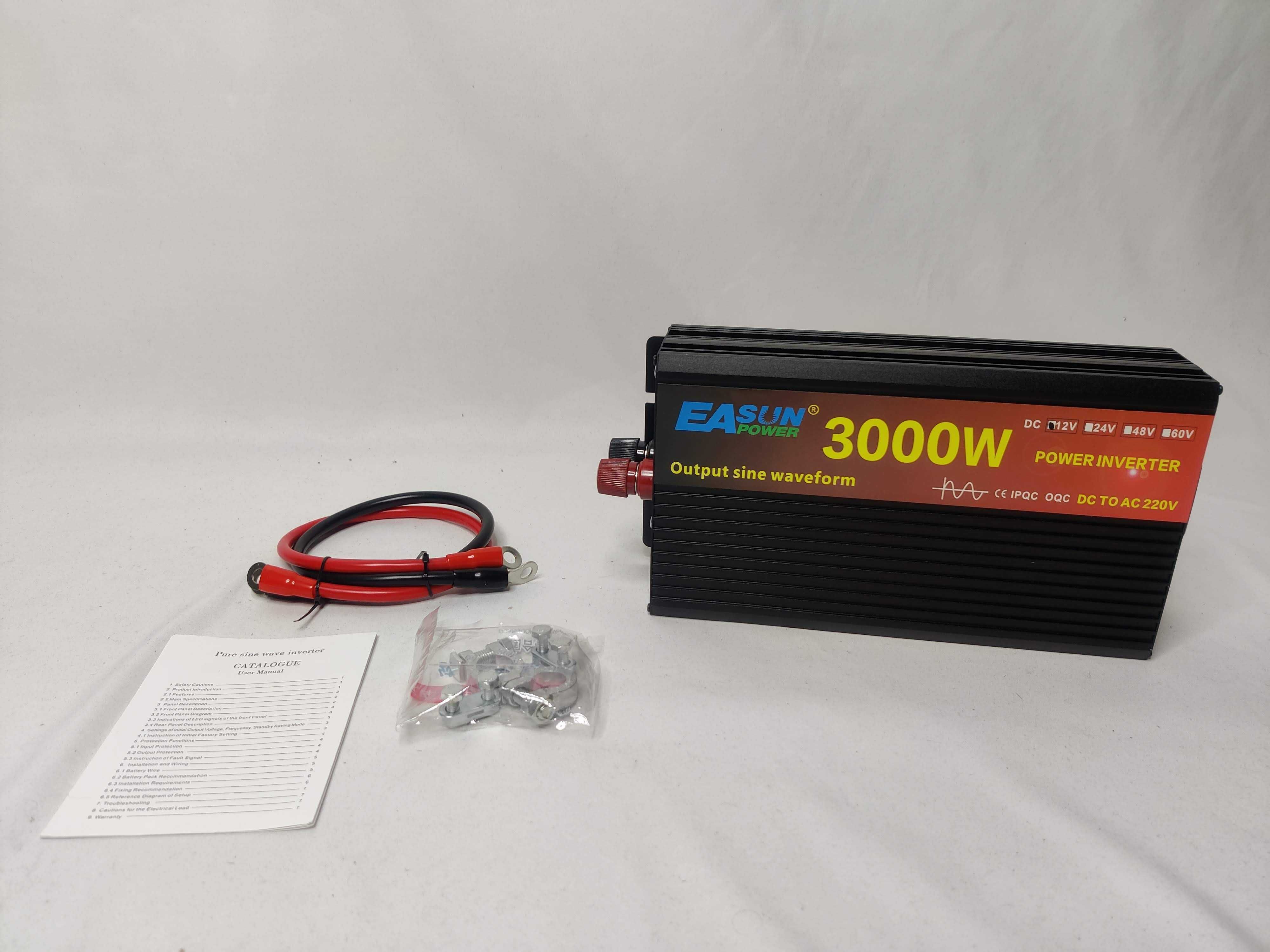 [NOVO] Inversor / Conversor 1500W/3000W Reais [Onda Pura] [12V/24V]