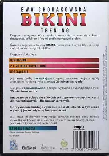Wyjątkowy Trening Program BIKINI Ewa Chodakowska NOWA Płyta DVD