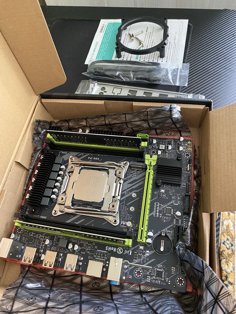 Набір для ПК 2011 3 плата Mougol X99 P4 xeon e5 2680 v3 16GB DDR4