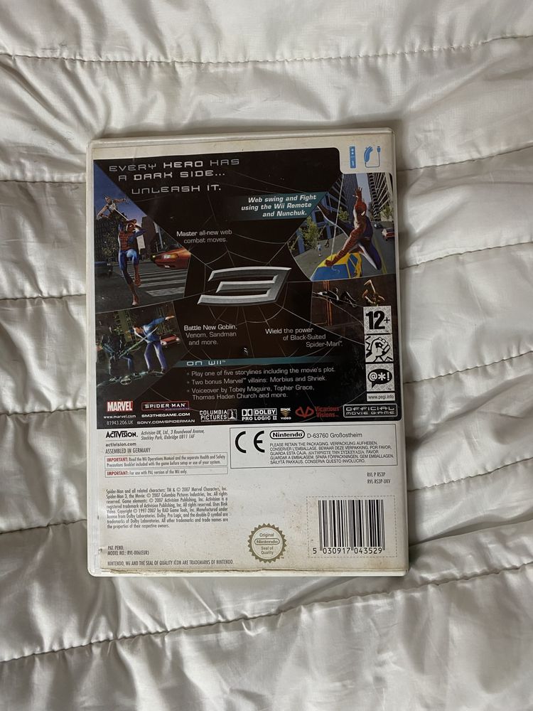 Jogo spider-Man para wii