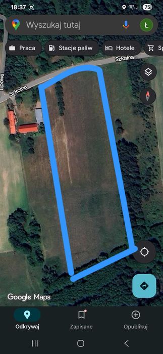 Działka budowlana 23166m² nr. 92/2 Werdun Ul. Szkolna. Bezpośrednio.
