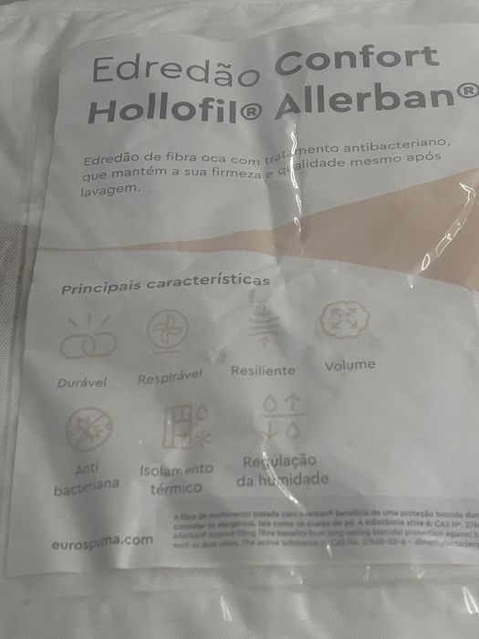 Edredão Confort Hollofil - anti ácaros