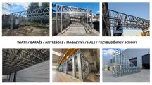 Garaż 65m2 / konstrukcja garażu / bardzo solidna / stalowy