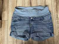 Ciążowe krótkie spodenki jeansowe H&M rozm. L