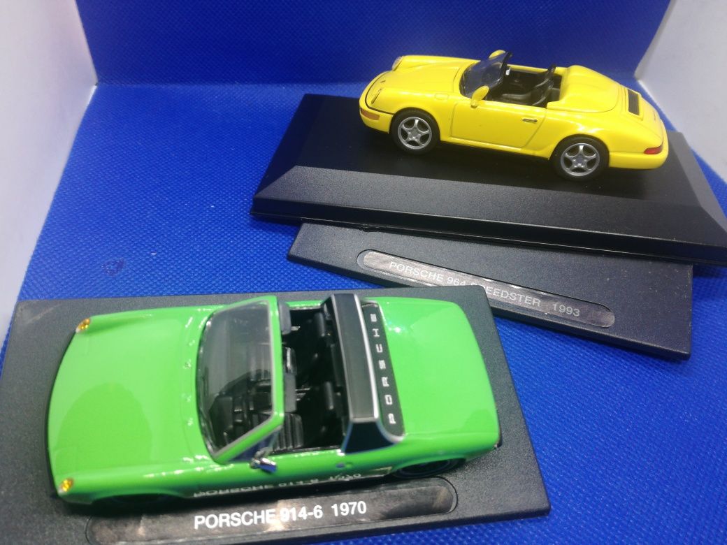 N96 Miniaturas 1/43 Porsche Varios Modelos com base como novos
