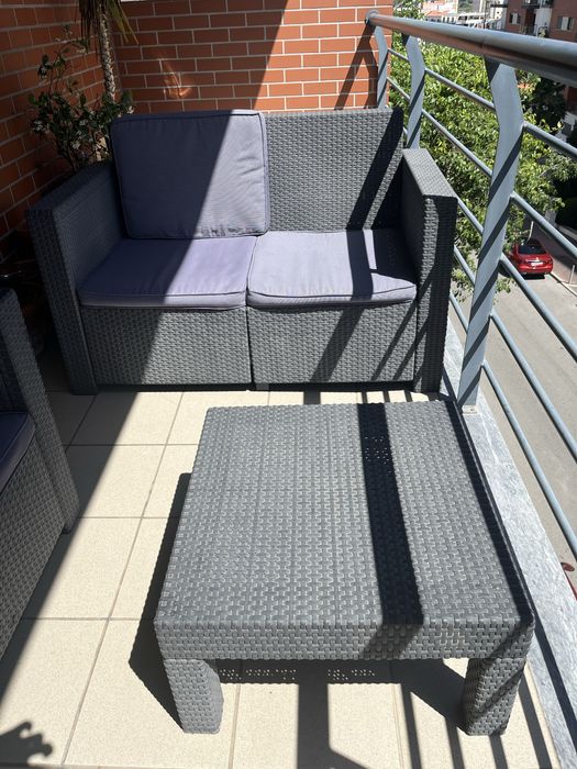 Sofas de jardim em ratan