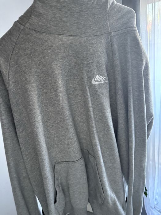 Bluza nike szara z kapturem