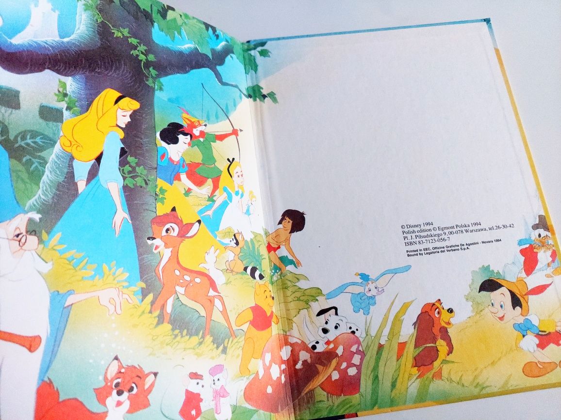 Książka Walt Disney przygody kubusia Puchatka Egmont 1994r.