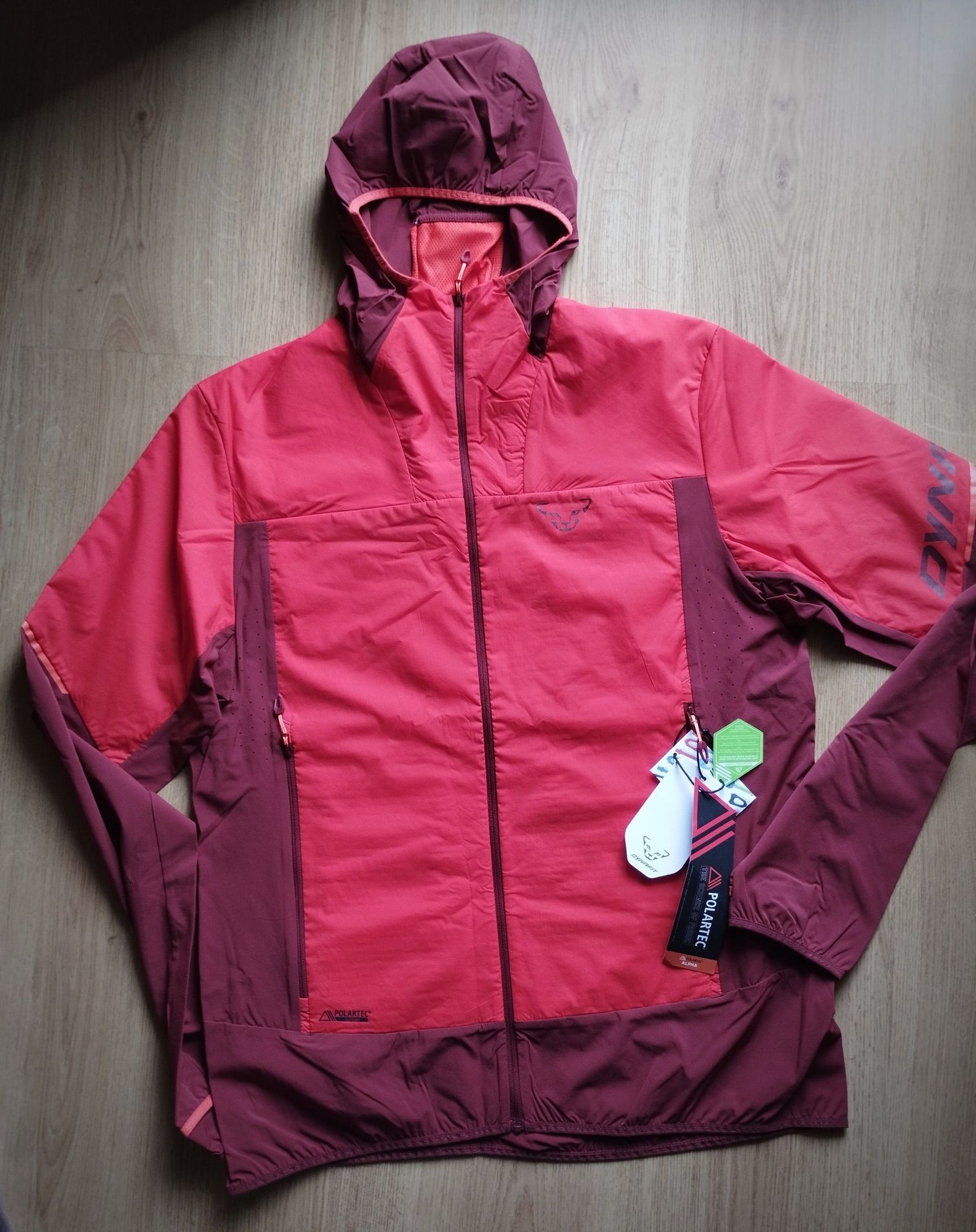 DYNAFIT Traverse Alpha Hooded, Red, XL męska,nowa