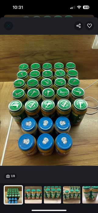 Sloiczki bobovita i gerber