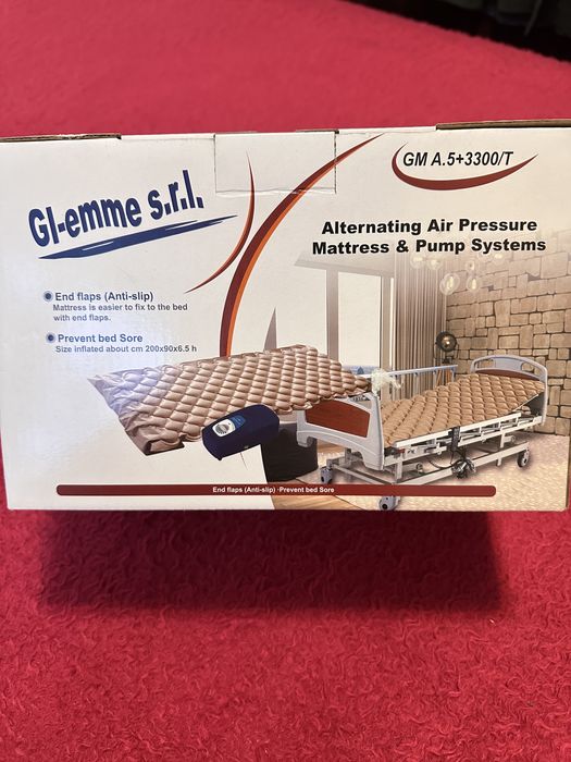 Комплект протипролежневого матрацу та регулюючого насосу