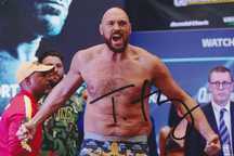 Tyson Fury - autograf, fotografia 10x15 cm