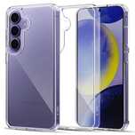 Etui Tech-Protect Flexair Hybrid na Samsung Galaxy S25+ - przezroczyst
