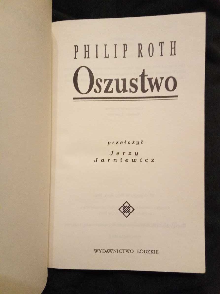 Oszustwo - Roth Philip
