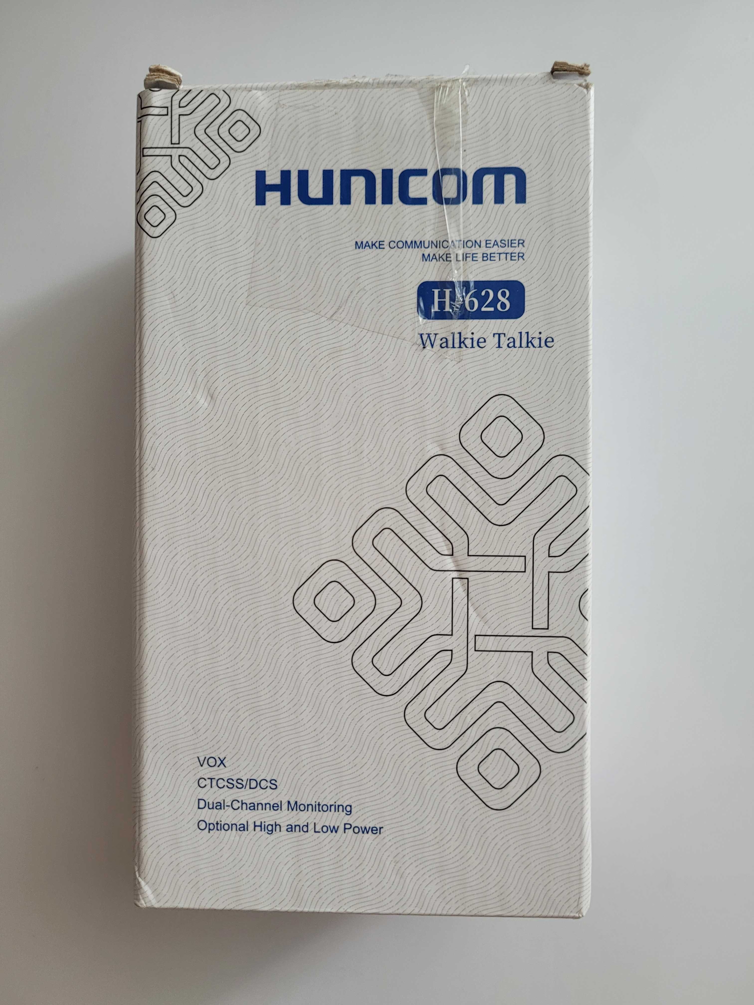 Hunicom H-628 Walkie Talkie, z akumulatorem i latarką