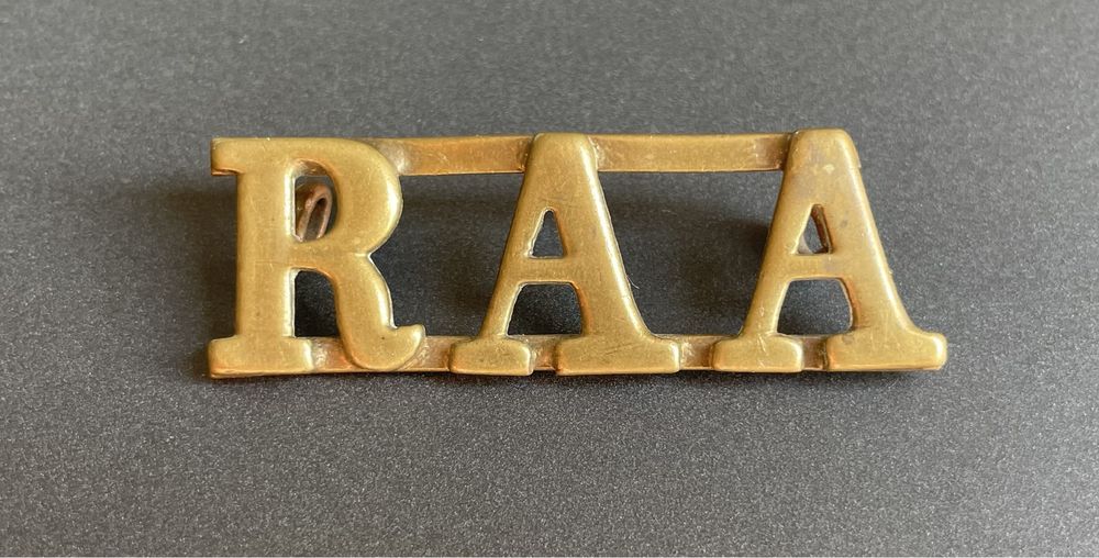 Odznaka Royal Australian Artillery RAA II WŚ armia Australii