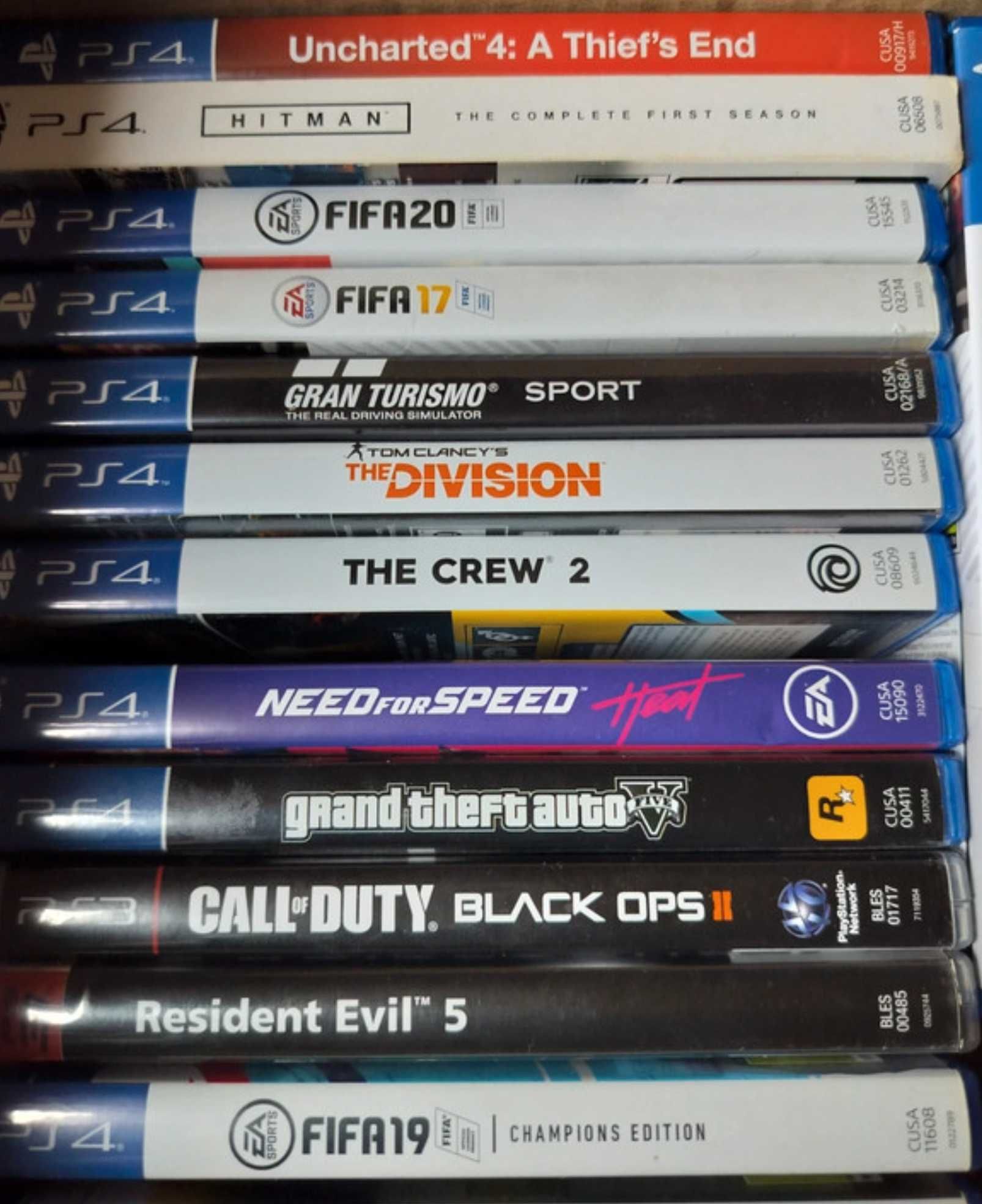Jogos PS4 + PS3 – Lote 21 títulos com GTA, FIFA, NFS