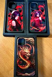 Силиконовый чехол кожа Custom Studio iPhone 14 13 Sarada anime Naruto