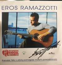 Okładka płyty eros ramazzotti z autografem