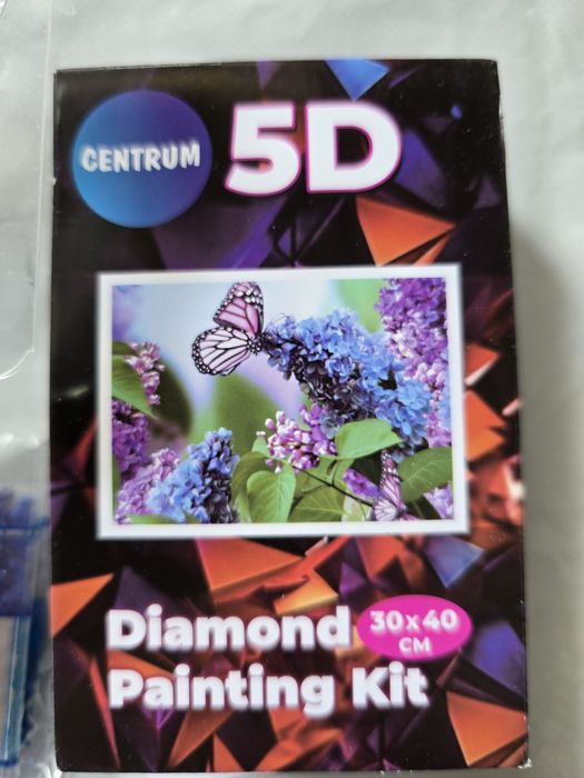 Mozaika diamentowa Diamond paiting 5D mix 30x40 cm Bzy diamenty okrągł