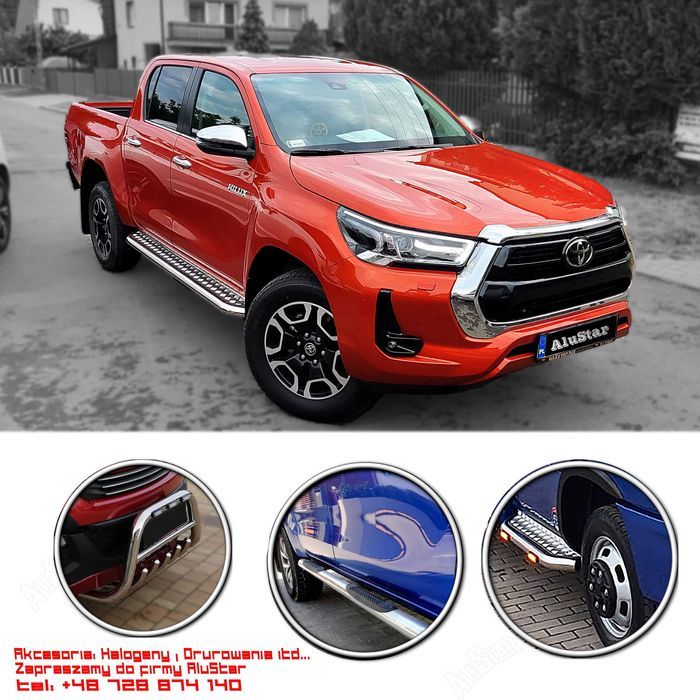 Toyota HILUX Podesty Orurowanie