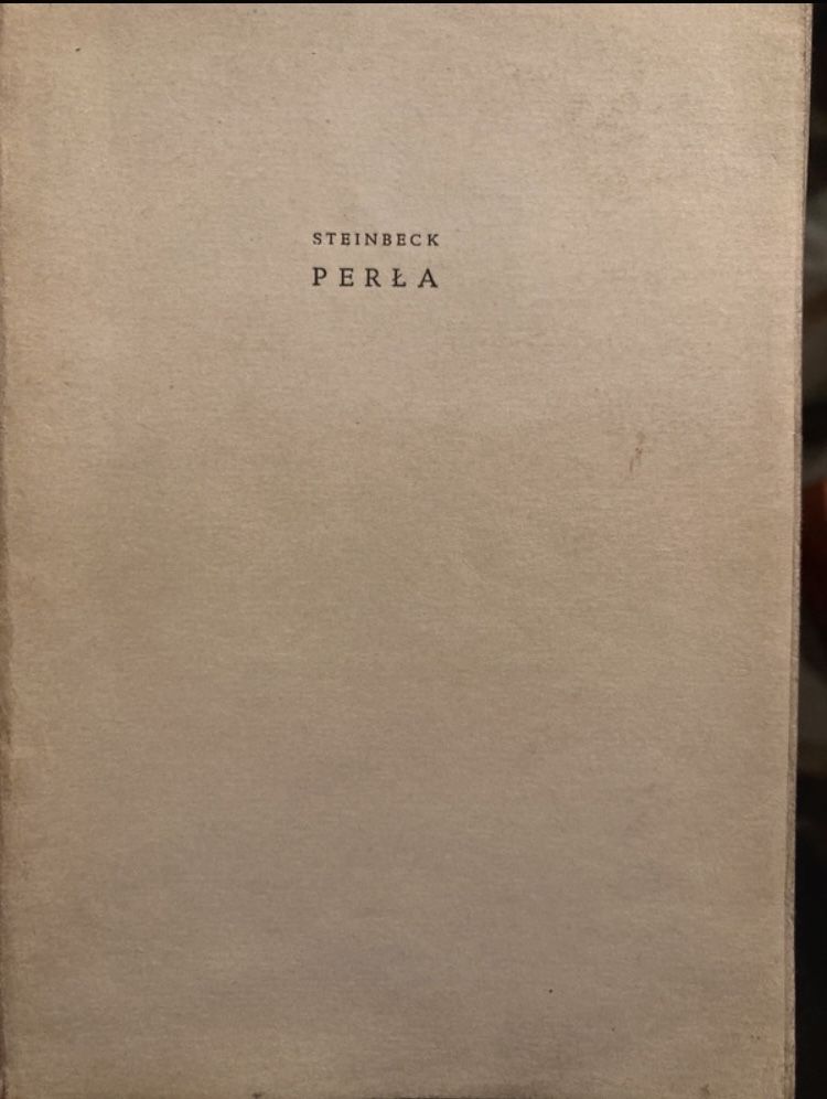 Książka ilustracje Jan Młodożeniec wyd 1 Perła Steinbeck