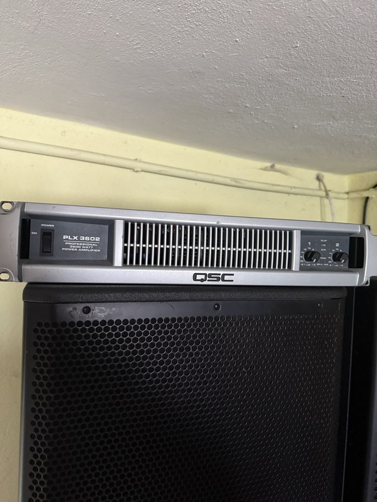 Kolumny JBL SRX 715 + QSC PLX 3602