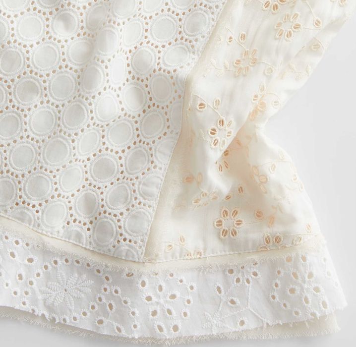 Zara  komplet spódnica + top z haftem szwajcarskim 12 13 lat