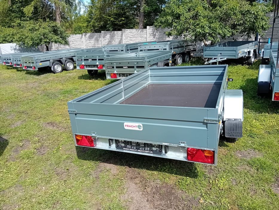 Nowa przyczepa samochodowa FRACHT 250x150 .Dostępne wszystkie rozmiary