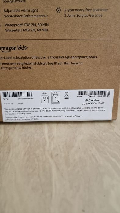 Електрона книга Amazon Kindle Peperwhite Kids 12-го покоління