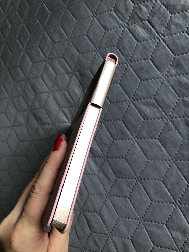 477. Nowy zeszyt/ruled notebook Collins. A5. Pudrowy róż ze złotem