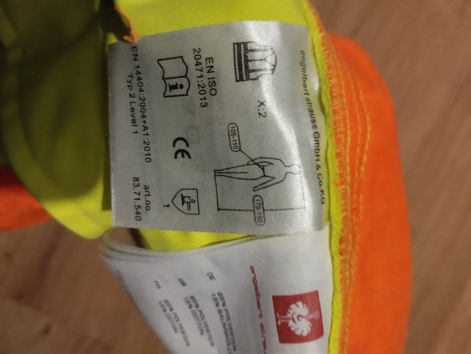 Spodnie  męskie robocze  ostrzegawcze Strauss XL