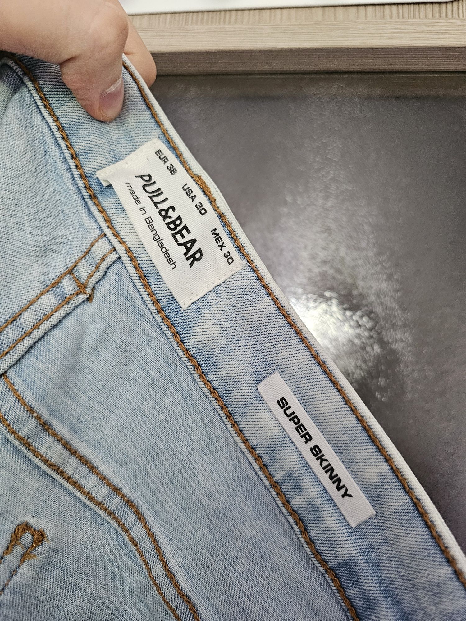 Pull & Bear jeansy skinny rozmiar EUR 38/USA 30