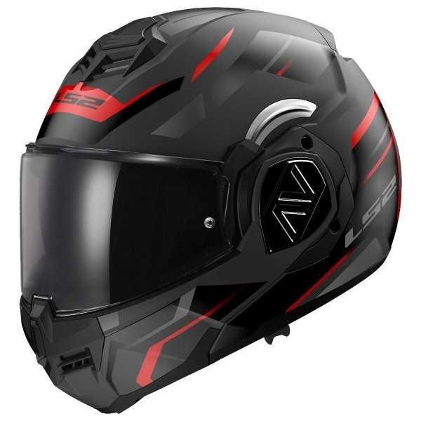 NOWY !! Kask motocyklowy LS2 FF906 Advant KUKA MATT BLACK RED-06