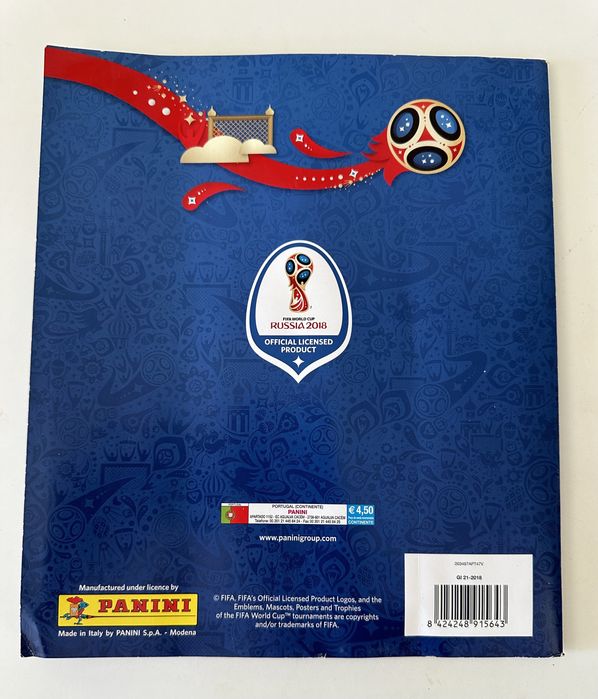 Coleccao completa cromos FIFA World Cup 2018 Russia