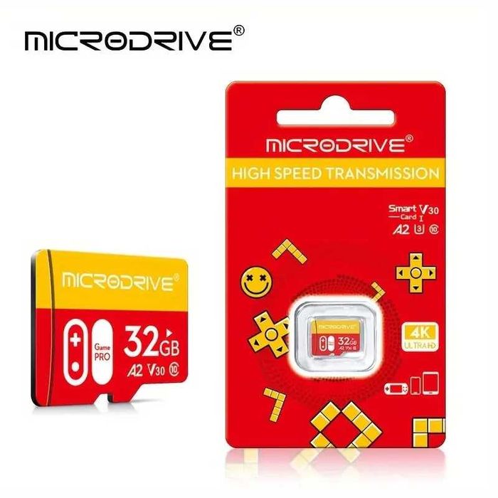 NOVO - Cartão de Memória MicroDrive  32GB para Nintendo Switch
