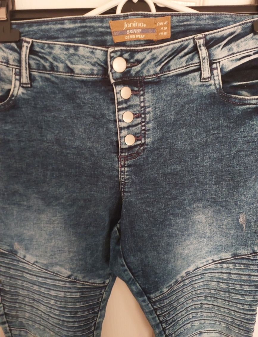 Spodnie jeansowe jeansy Skinny Janina 46 (46/48/50)