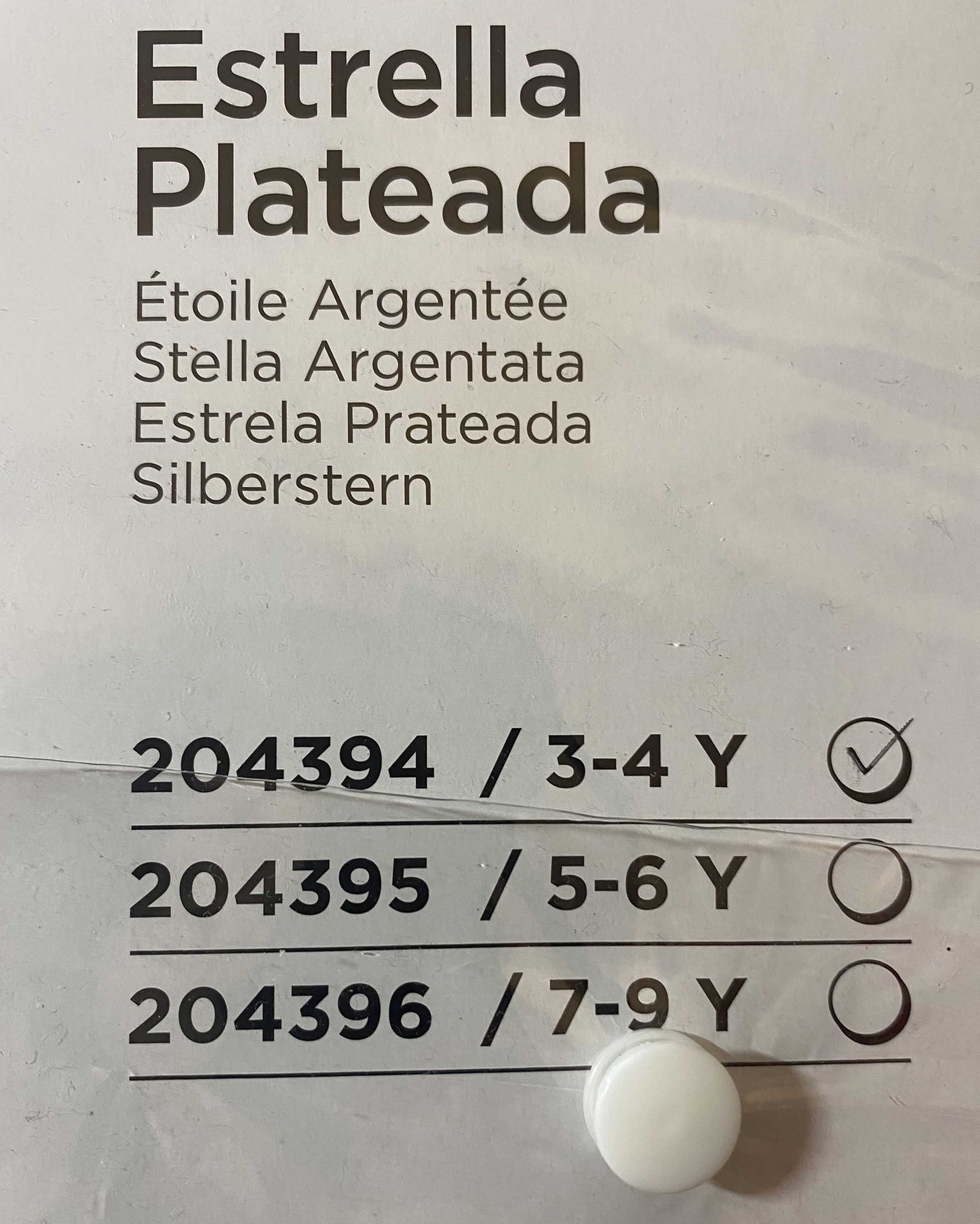 Strój przebranie karnawałowe Srebrna Gwiazda